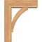 Ekena Millwork Thorton Block Smooth Bracket w/ Offset Brace, Western Red Cedar, 5 1/2"W x 16"D x 20"H BKT0604X16X20THR05SWR - alternate 2